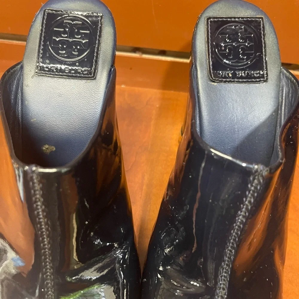 Tory Burch Black Mules with Cushioned Sole
